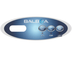 Balboa VL200 Bedienfeld Overlay, 3 Tasten