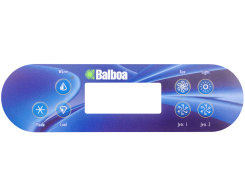 Balboa VL700S Bedienfeld Overlay, 7 Tasten