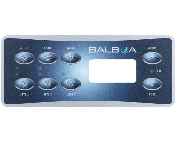 Balboa ML551 Bedienfeld Overlay, 8 Tasten - Zum Vergr&ouml;&szlig;ern klicken
