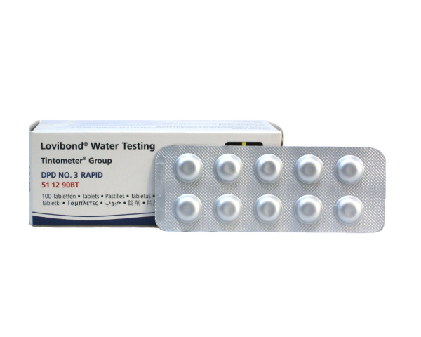 Lovibond DPD3 Tabletten fr kombiniertes Chlor - Zum Vergr&ouml;&szlig;ern klicken