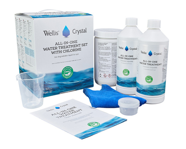 Wellis Crystal Spa Wasserpflegebox - Zum Vergr&ouml;&szlig;ern klicken