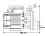 SIREM PB1C8024L1B 2-speed pump - Click to enlarge