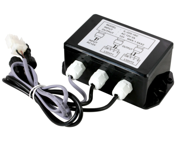 LVJ light controller with 2 outputs - Click to enlarge