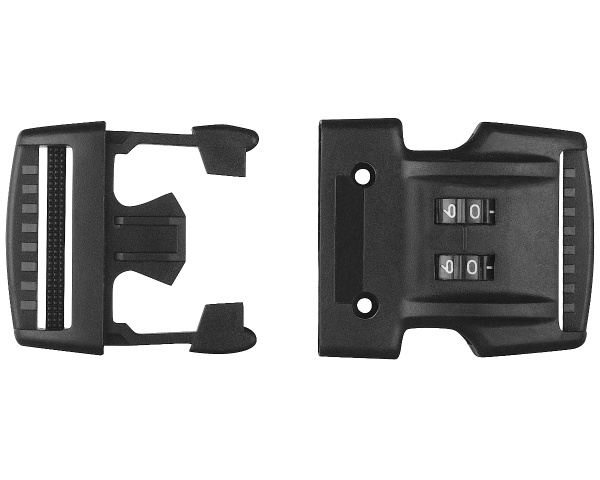Set of cover 4 clips with combination lock - Click to enlarge