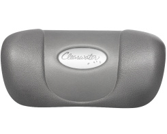 Clearwater Charcoal with gray logo insert headrest