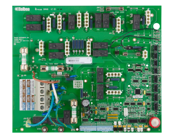 Balboa GL8000M3 printed circuit board - Click to enlarge