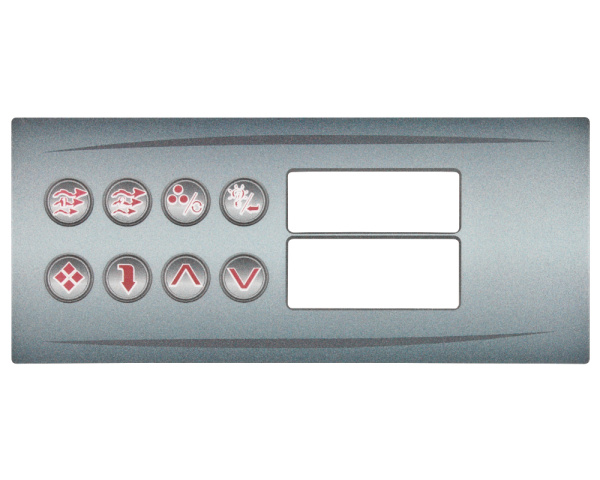HydroQuip overlay for HT-2 keypad - Click to enlarge