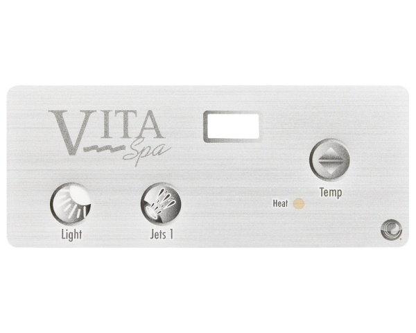 Vita Spa VL402 3-button keypad overlay - Click to enlarge