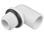 90-degree air bleed adapter, 1/4" thread - Click to enlarge