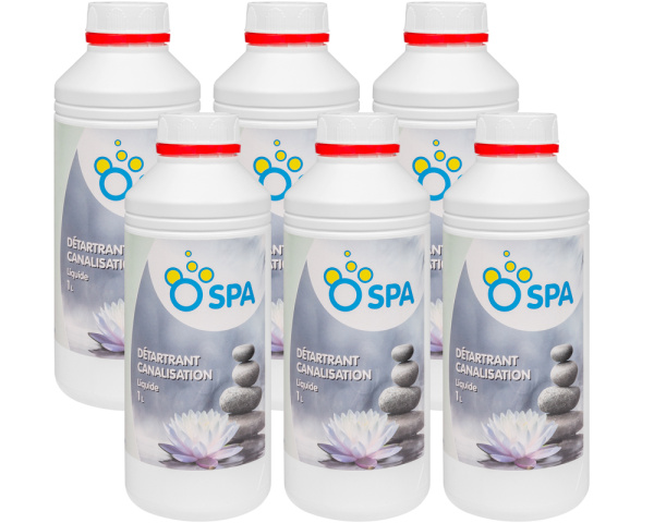 Box of 6 O Spa Descaling Solution - Click to enlarge
