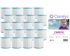 Box of 20 Claralys CWW10 filters