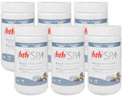 Box of 6 HTH Bromine Multi-Action 4 Tablets