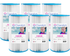Box of 6 Claralys CWK30 filters