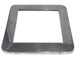 Waterway skimmer square trim plate - stainless steel