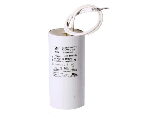 45F capacitor with wires - Click to enlarge
