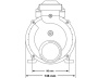 Koller 0.27 HP circulation pump, self-drain - Click to enlarge