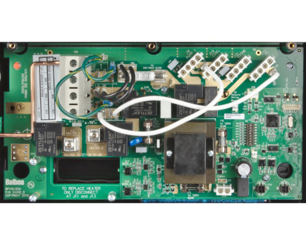 Balboa BP200UX printed circuit board, reconditioned - Click to enlarge