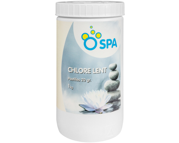 Chlore en pastilles à dissolution lente O Spa - Cliquez pour agrandir