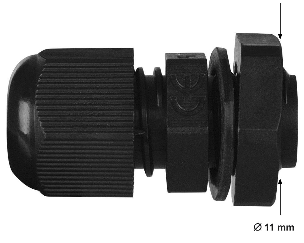 Connecteur de presse-étoupe étanche IP68, en acier inoxydable 304, PG7 pour  3-6.5mm PG9