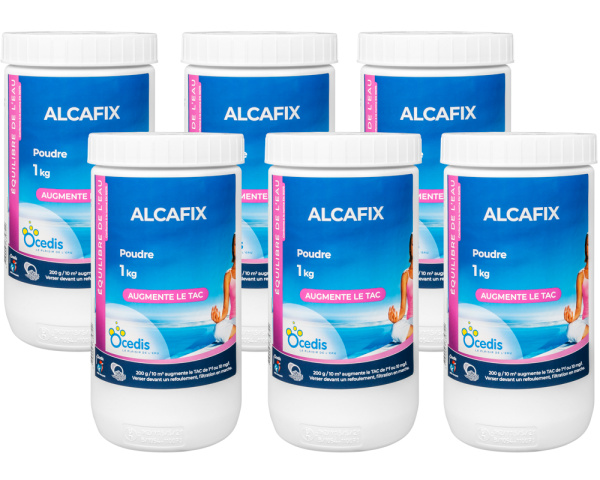 Carton de 6 stabilisateurs de pH Alcafix - Cliquez pour agrandir