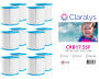 6 Paires de filtres Claralys CRB17.5 - Cliquez pour agrandir