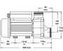 Pompe HydroAir HA350 mono-vitesse - Cliquez pour agrandir