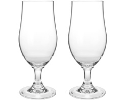 Lote de 2 vasos de cerveza