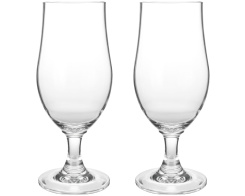 Lot de 2 verres  bire