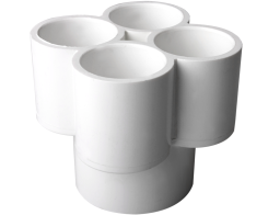 Colector de 1,5" H a 4 salidas de 1" H
