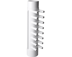 Colector de 1,5" M/H hacia 16 salidas de 3/8" M+