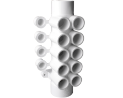 Colector de 1,5" M/H con 10 salidas 1/2" H