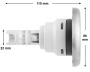 Waterway Poly Storm snap-in jet - Galaxy Diffusion Stainless Steel - Click to enlarge