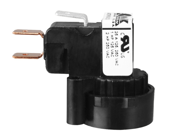Interruptor neumtico Tecmark SPDT biestable, entrada lateral - Haga clic para ampliar