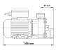 LX Whirlpool EA450 single-speed pump, 1,5HP - Click to enlarge