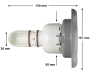 Buse Waterway Whirlpool rglable - Cliquez pour agrandir