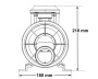 Pompe SIREM PB1C80L1B mono-vitesse - Cliquez pour agrandir