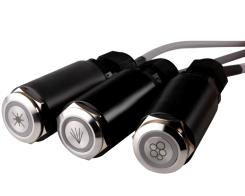 Pulsador piezoelctrico Balboa con LED