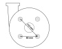 Cuerpo de bomba LX Whirlpool JA50 / TDA50 - Haga clic para ampliar