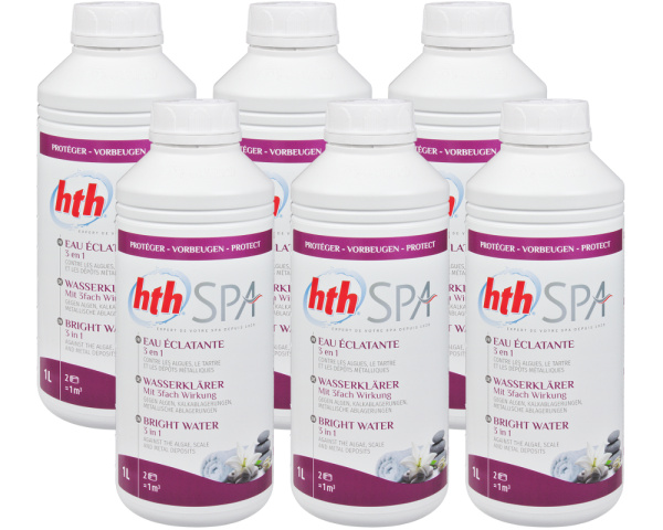 Box of 6 HTH 3 in 1 Sparkling Water - Click to enlarge