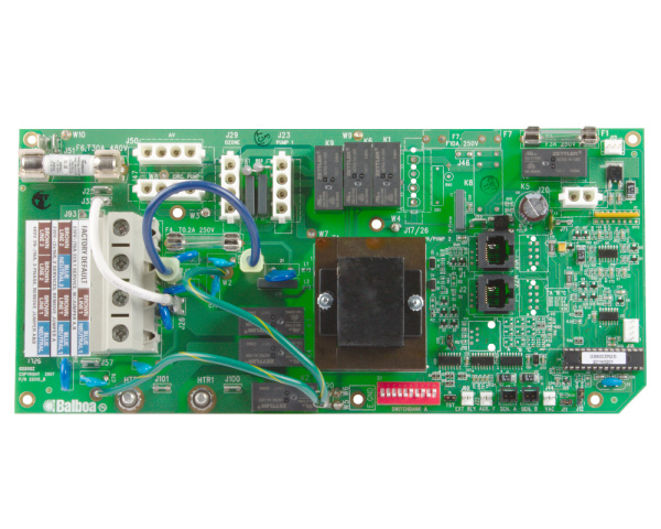 Balboa GS500Z printed circuit board - Click to enlarge