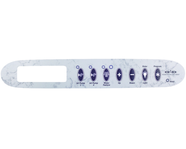 Membrana Gecko TSC-24 / TSC-25 de 7 teclas - Haga clic para ampliar