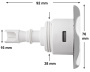 Waterway Mini Storm thread-in jet - Directional  Stainless steel - Click to enlarge