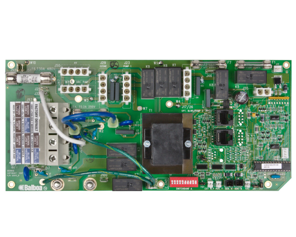 Balboa GS523DZ printed circuit board - Click to enlarge