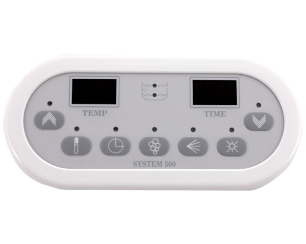 Teclado de control HydroAir System 500 - Haga clic para ampliar