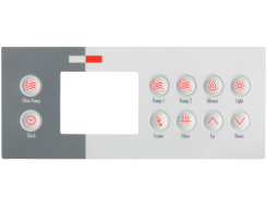 Gecko TSC-4 10-button overlay