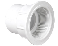 HydroAir 50 mm straight nut adapter