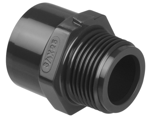 Adapter 32 mm M/25 mm F to 3/4" MPT - Click to enlarge