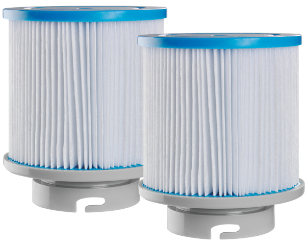 Pair of Darlly filters for MSpa with bayonet fittings  - 90 pleats - Click to enlarge