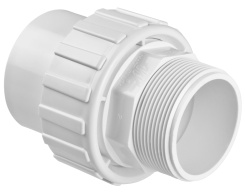 Unin de 3 piezas Waterway de 2" H a 2" con rosca