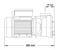 LX Whirlpool LP200 single-speed pump, 2HP - Click to enlarge